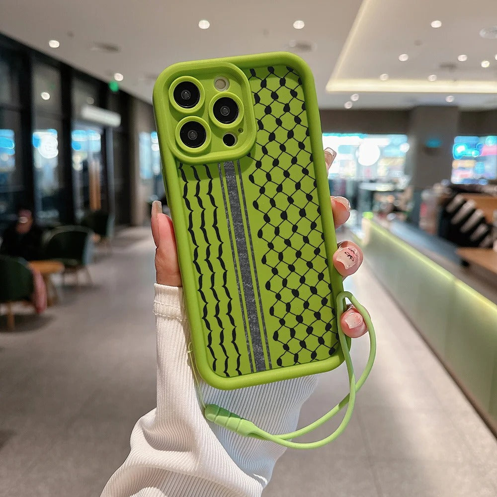 Hattah Keffiyeh iPhone Case Hand Strap