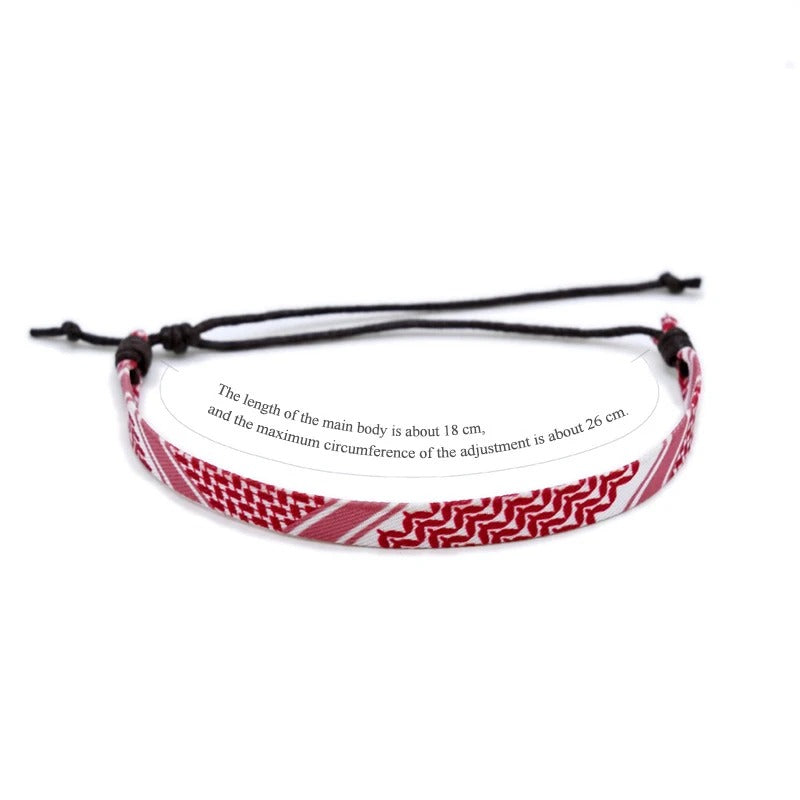 Palestine Polka Dot Woven Bracelet for All