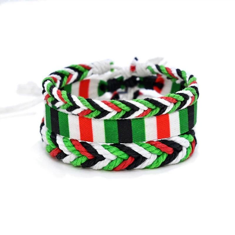 Palestine Polka Dot Woven Bracelet for All