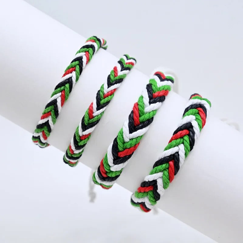Palestine Polka Dot Woven Bracelet for All