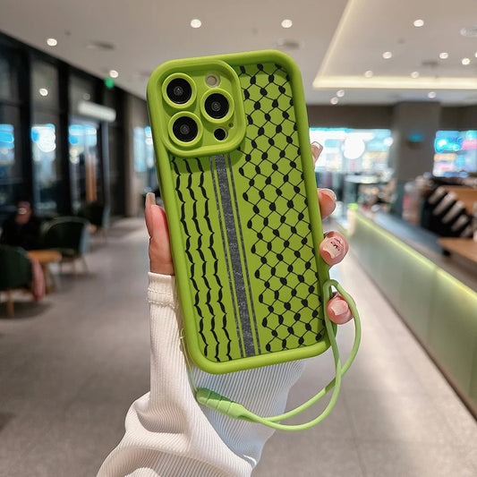Hattah Keffiyeh iPhone Case Hand Strap