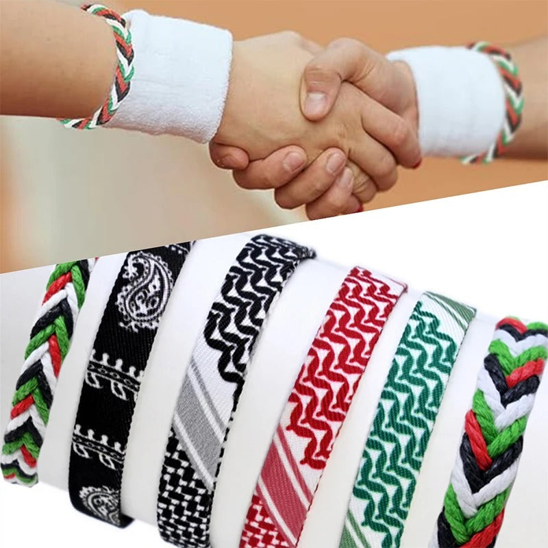 Palestine Polka Dot Woven Bracelet for All