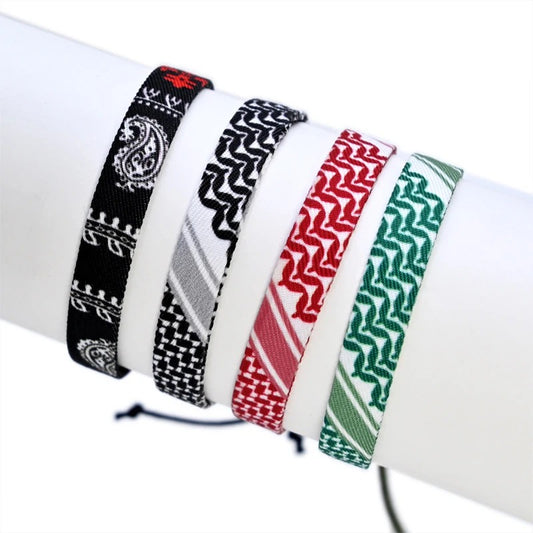 Palestine Polka Dot Woven Bracelet for All