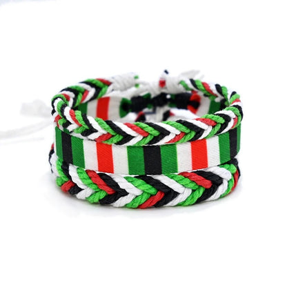 Palestine Polka Dot Woven Bracelet for All